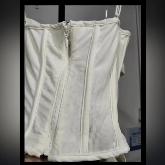 HOUSE OF CB - ‘Paloma’ Ivory Corset Maxi Dress - Size S 4/6 - Picture 4 of 10